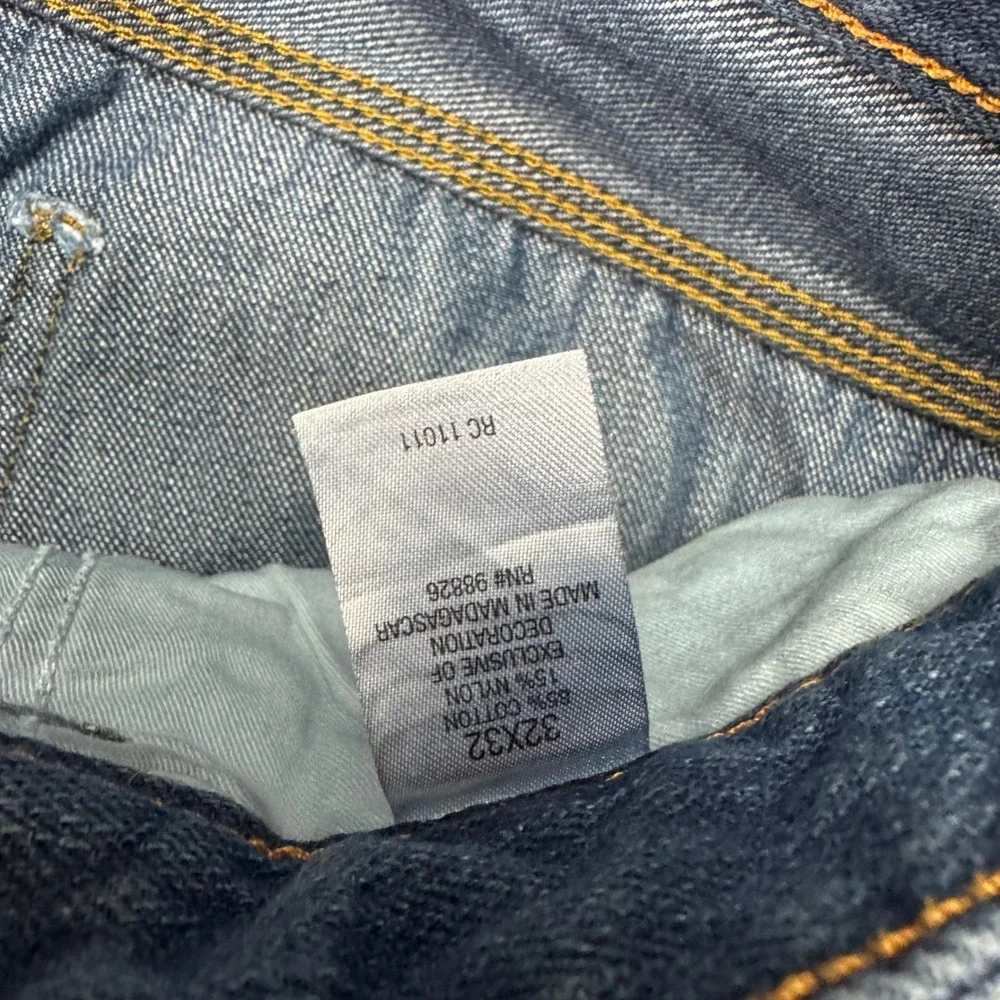 Ridgecut Carpenter Jeans Mens 32x32 Blue Straight Utility Workwear Loose